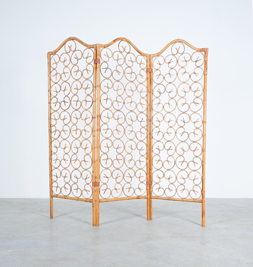 Rattan Screen Room Divider 1970 08