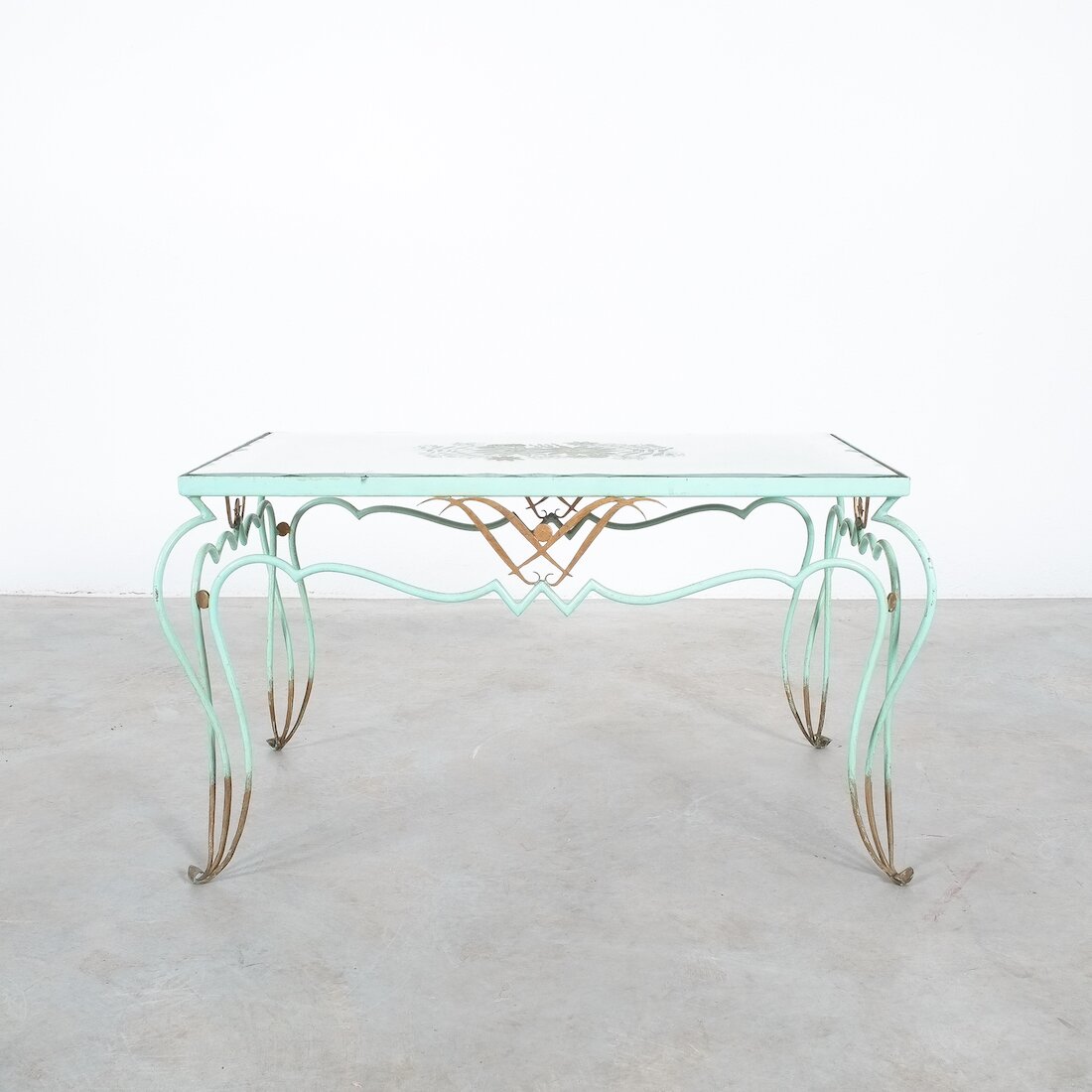 René Drouet Rene Iron Mirror Table 01