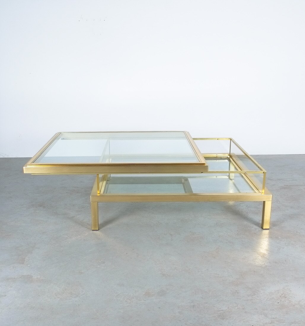 Maison Jansen Vitrine Table Brass 01