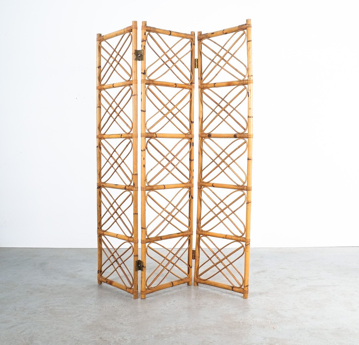 Rattan Bamboo Screen Divider 05