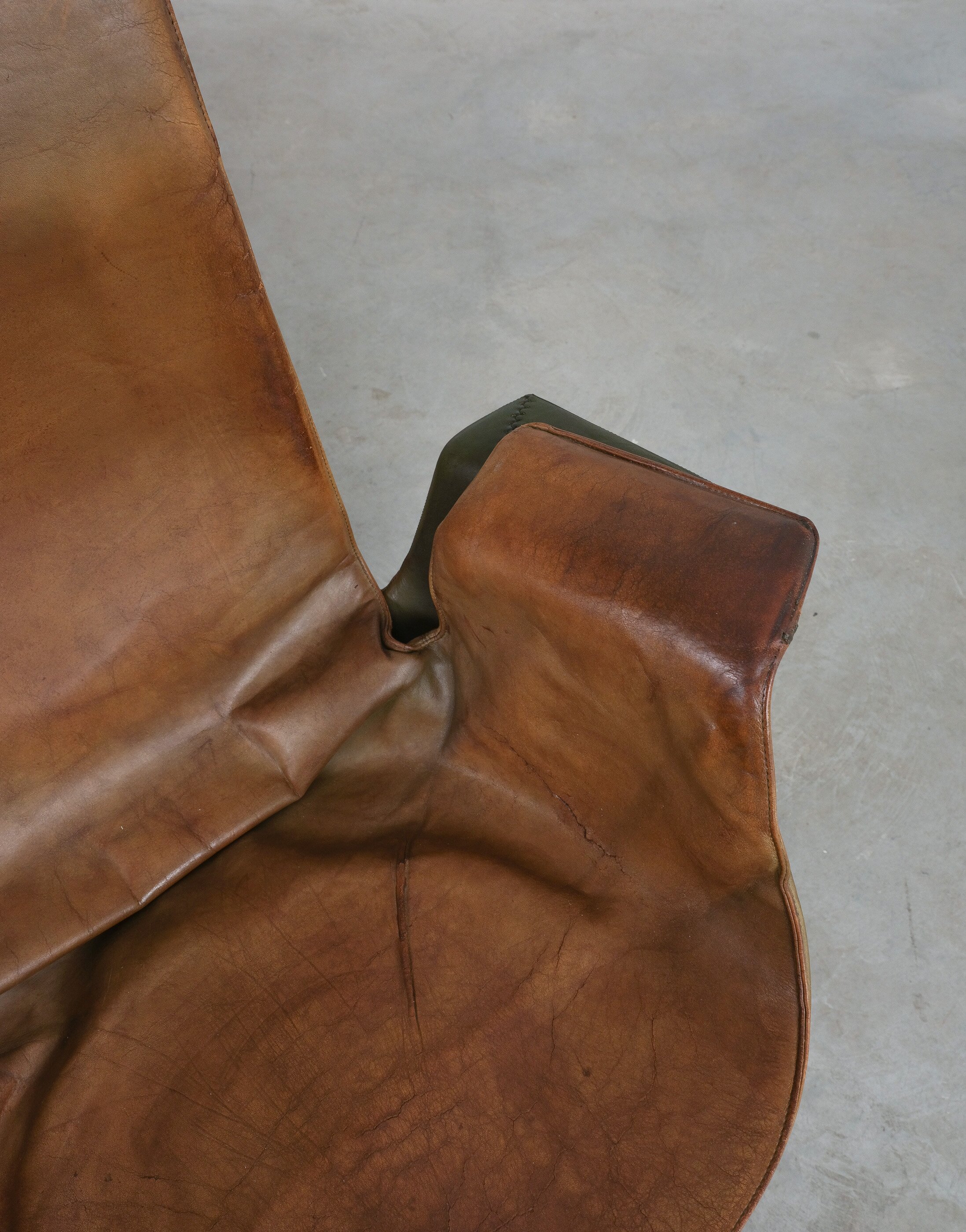 FK 6725 Fabricius and Kastholm, 1964 - Brown Leather High Back
