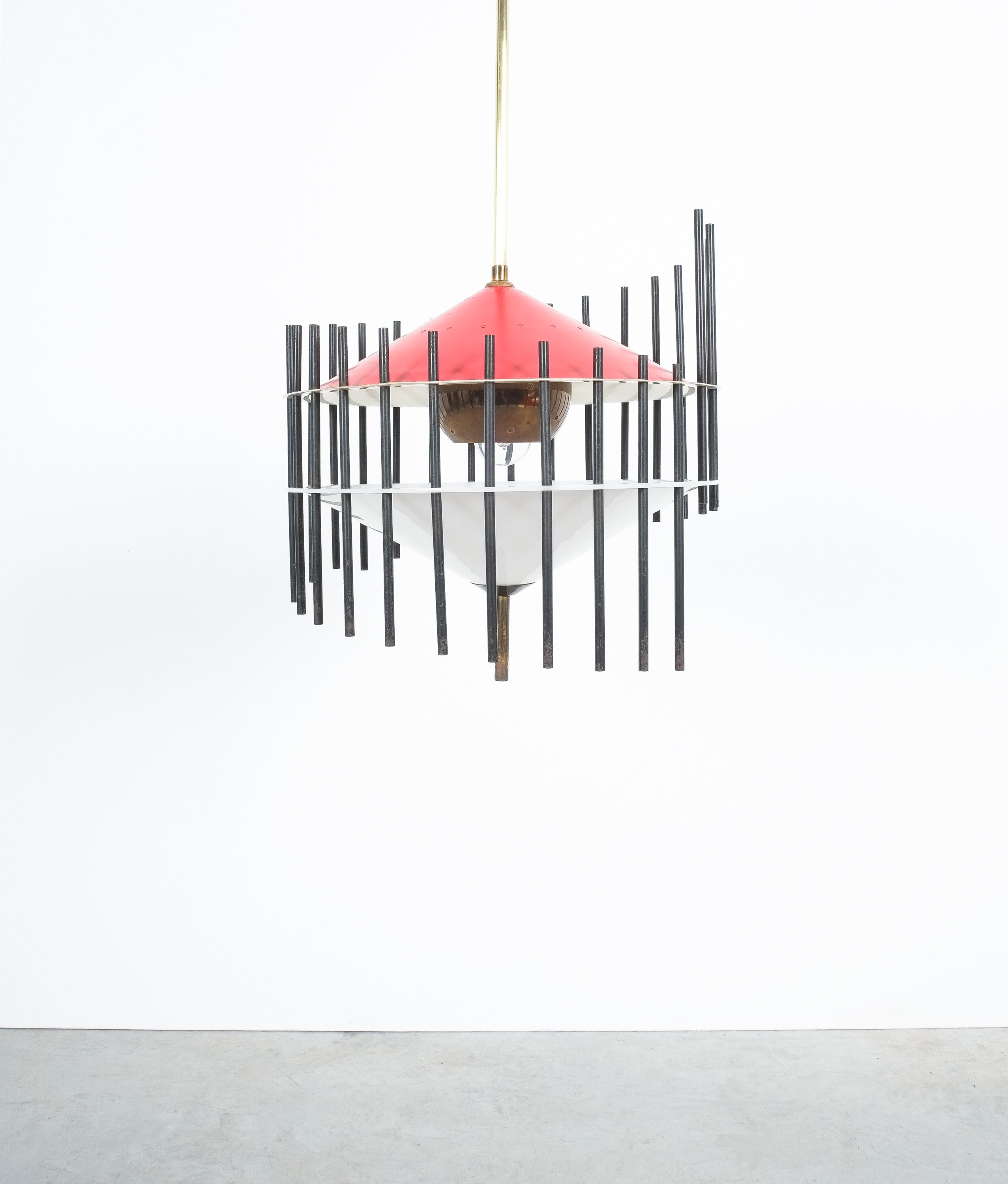 Angelo Brotto Pendant Light for Esperia, 1955