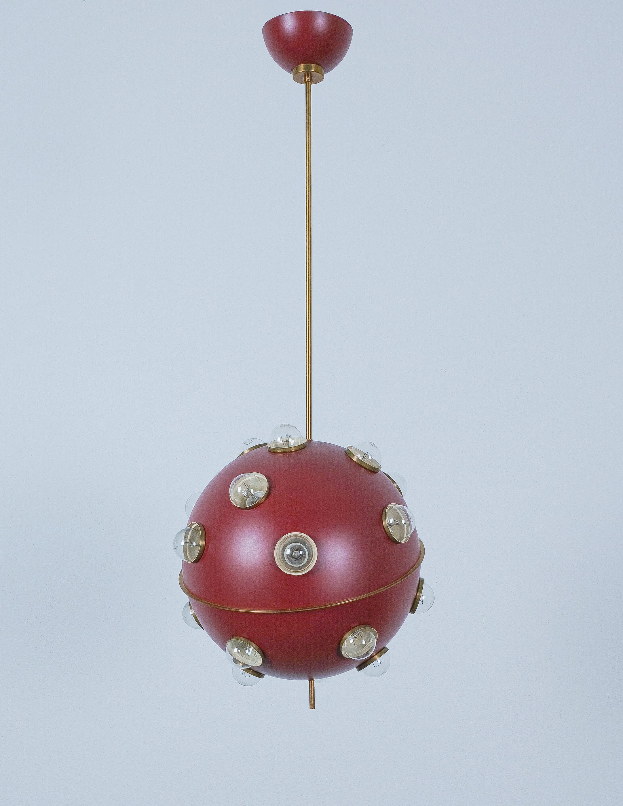 model 551 Lumi Italy Oscar Torlasco Chandelier, 1958