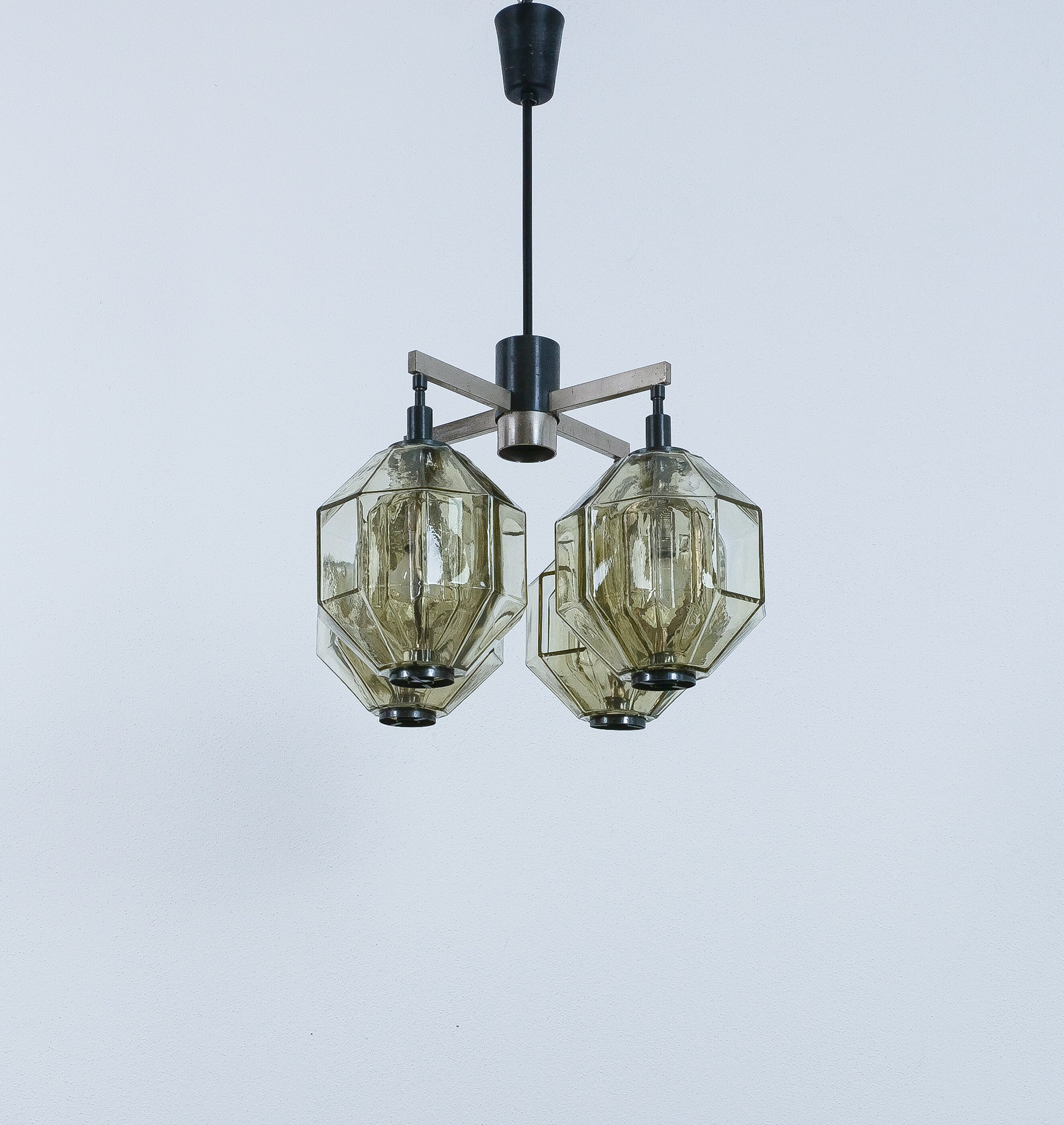 Vinicio Vianello Chandelier for Vistosi, Venetian Glass, Italy
