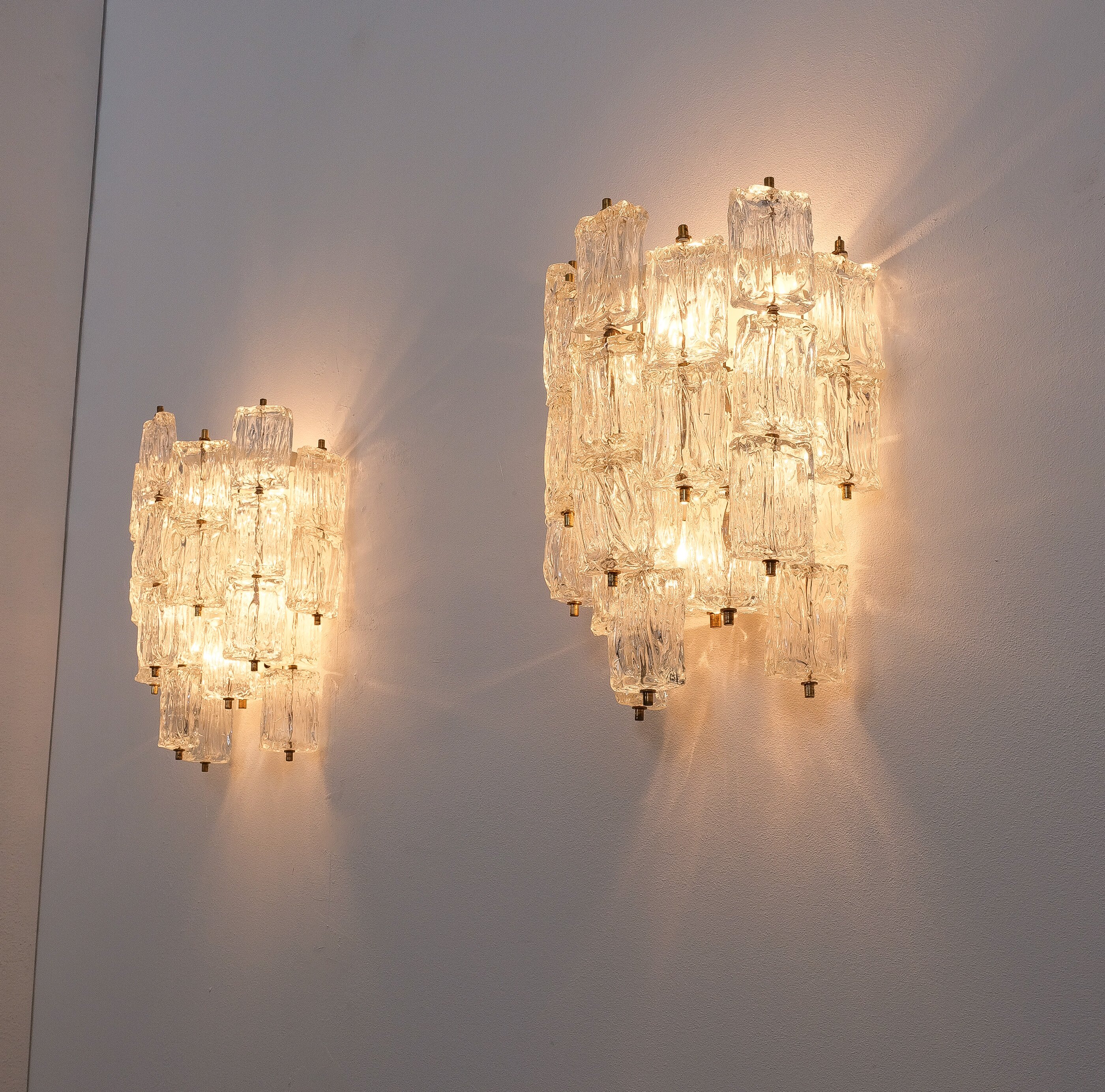 Barovier & Toso Wall Lights Glass & Brass