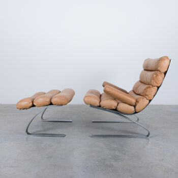 COR Sinus Leather Lounge Chair By Reinhold Adolf & Hans Jürgen Schröpfer 06