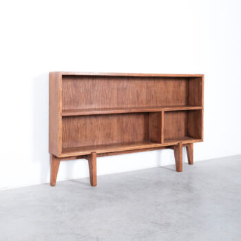 Gio Ponti Style Wood Bookshelf 05