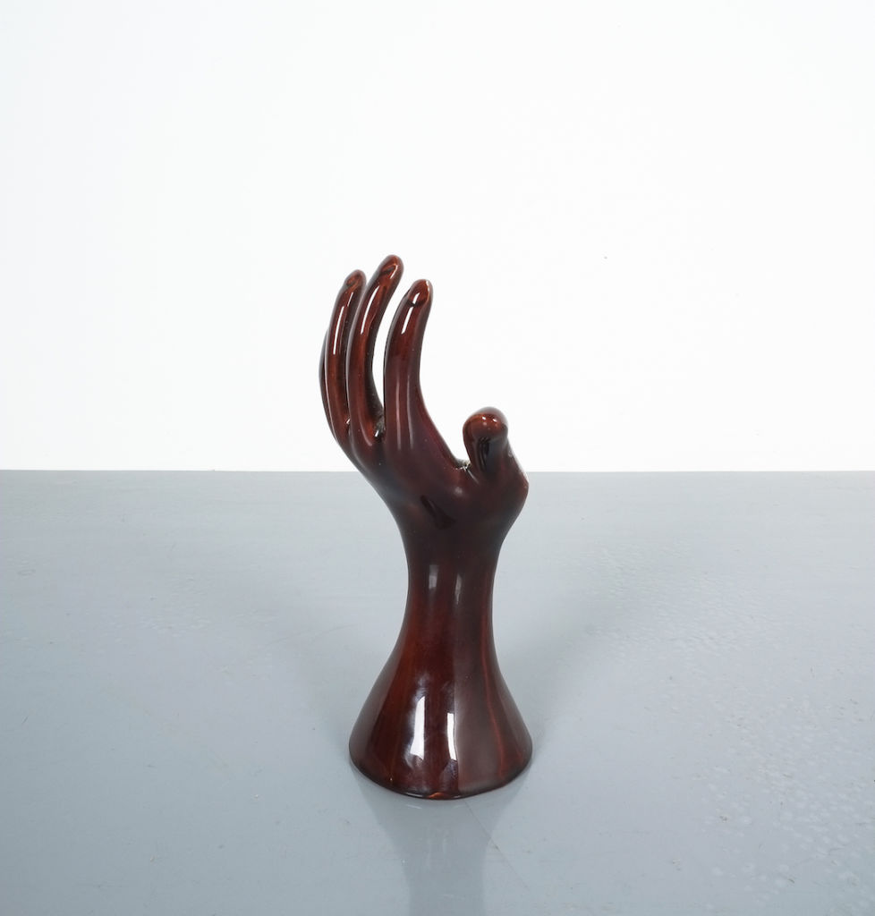 Vallauris Hand Vase Ceramics, circa 1960 DERIVE Vienna