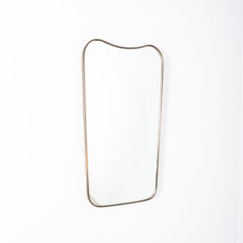 Brass Frame Mirror 1950 01
