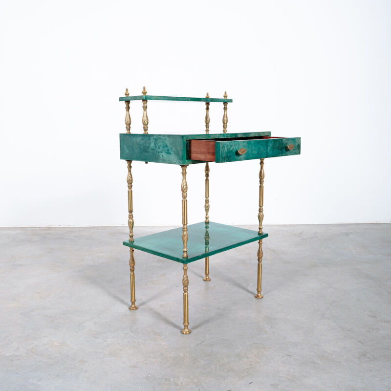 Aldo Tura Green Side Table 02