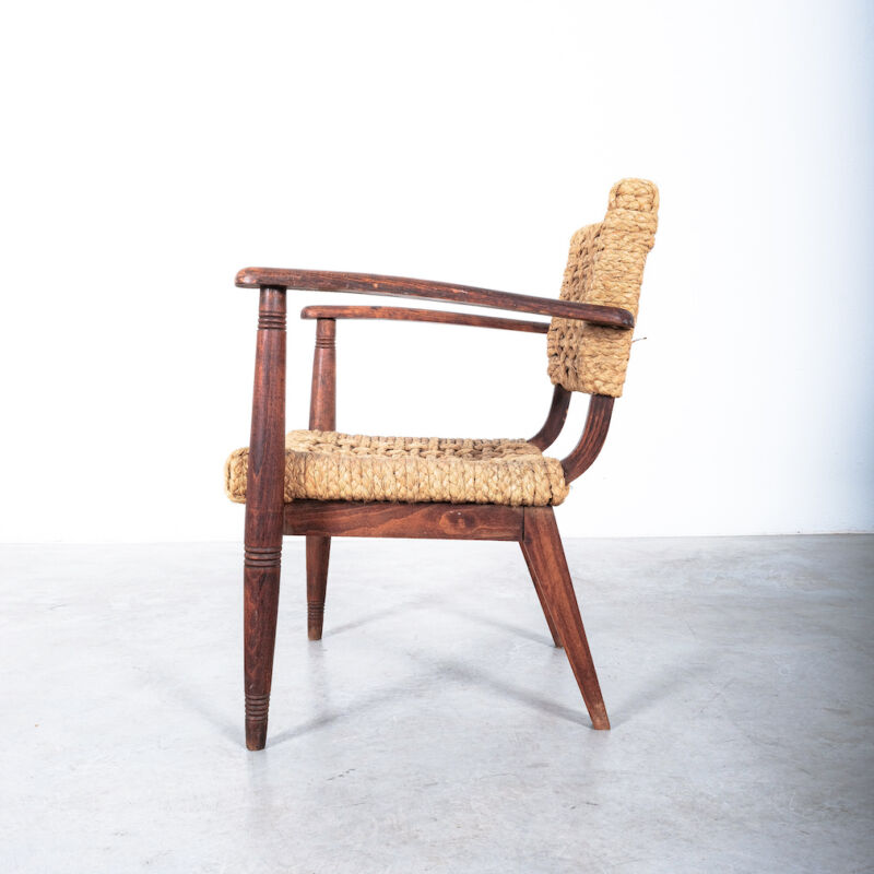 Audoux Minet Rope Wood Chairs 09