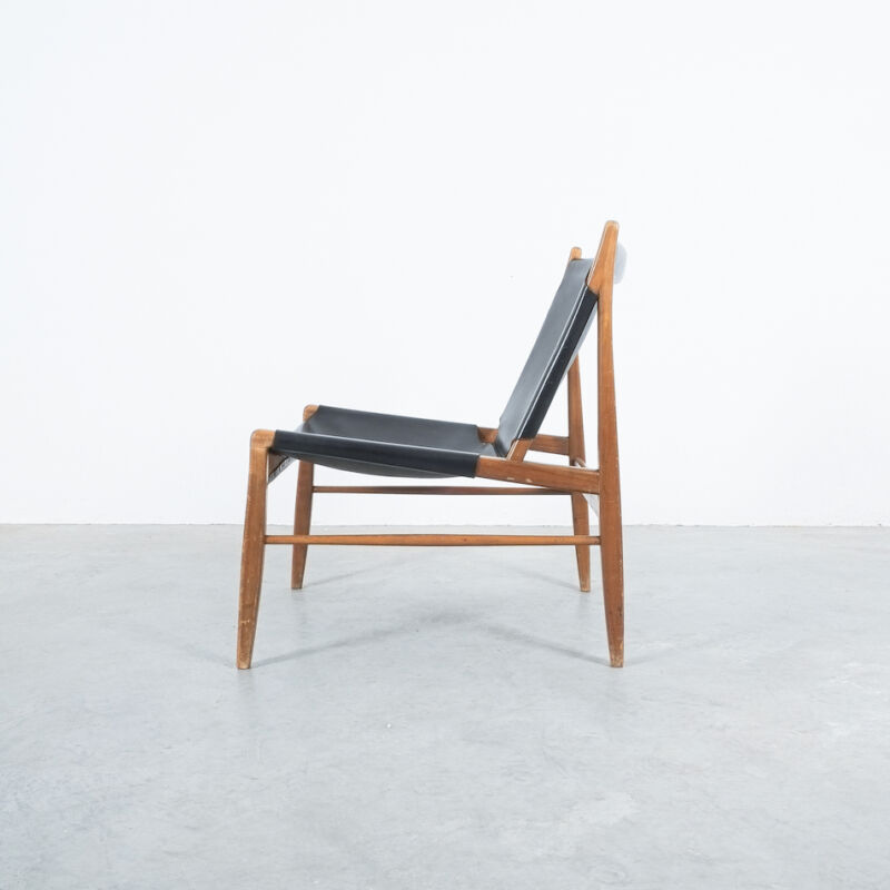 Franz Xaver Lutz Chimney Leather Chair 05