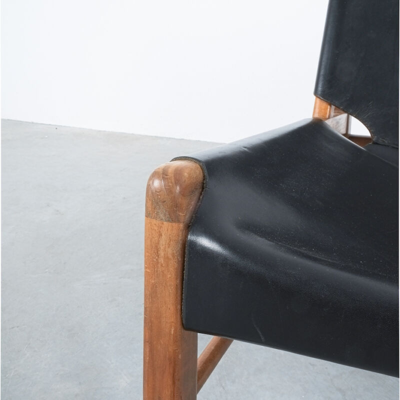 Franz Xaver Lutz Chimney Leather Chair 06