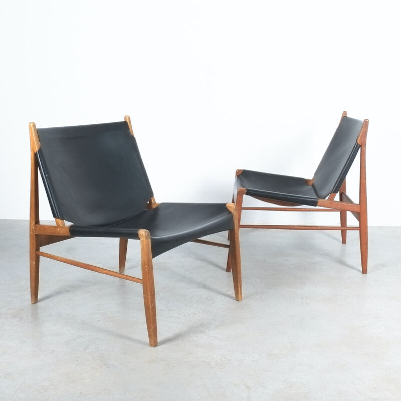 Franz Xaver Lutz Chimney Leather Chair 09