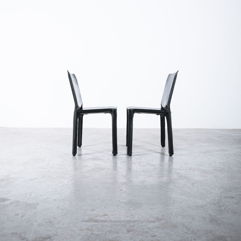Leather CAB 412 Chairs Mario Bellini 03