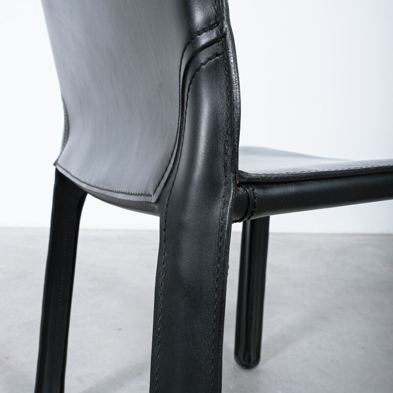 Leather CAB 412 Chairs Mario Bellini 04