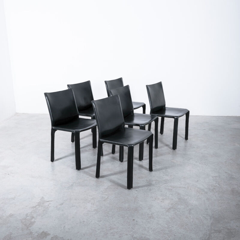 Leather CAB 412 Chairs Mario Bellini 09
