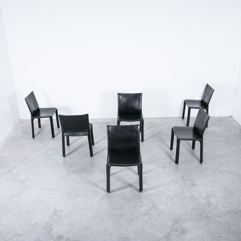 Leather CAB 412 Chairs Mario Bellini 12
