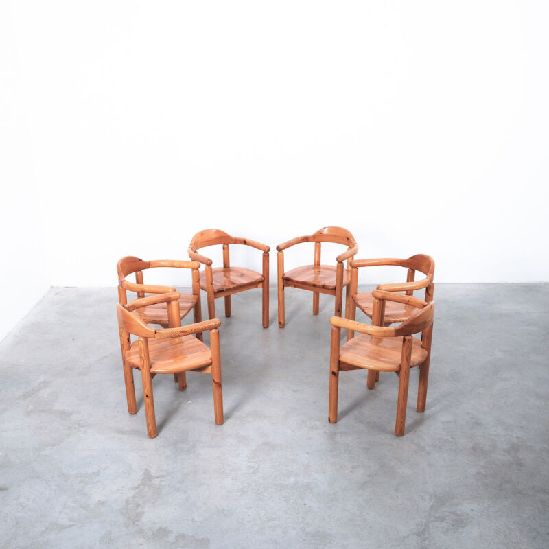Rainer Daumiller Chairs Wood 1970 02