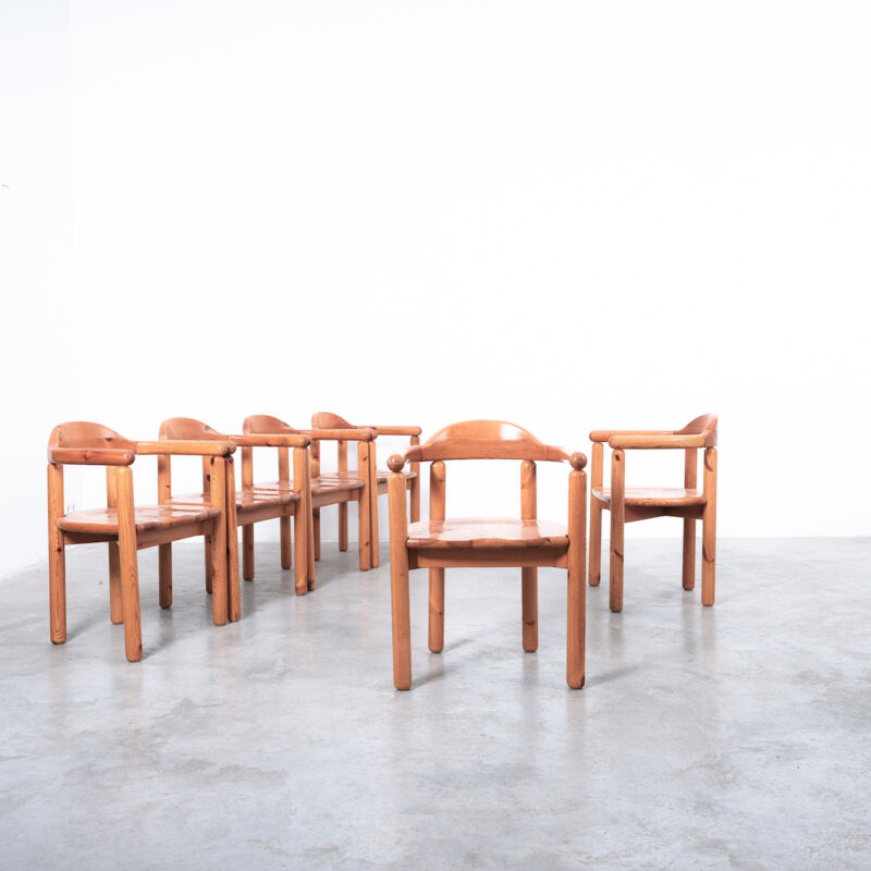 Rainer Daumiller Chairs Wood 1970 05