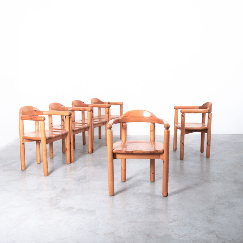 Rainer Daumiller Chairs Wood 1970 06