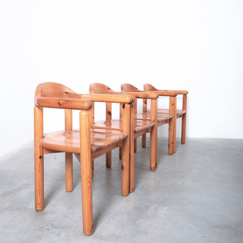 Rainer Daumiller Chairs Wood 1970 07