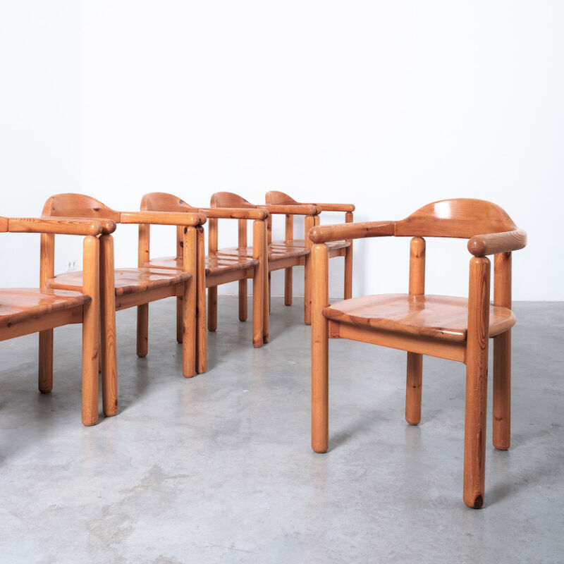 Rainer Daumiller Chairs Wood 1970 09