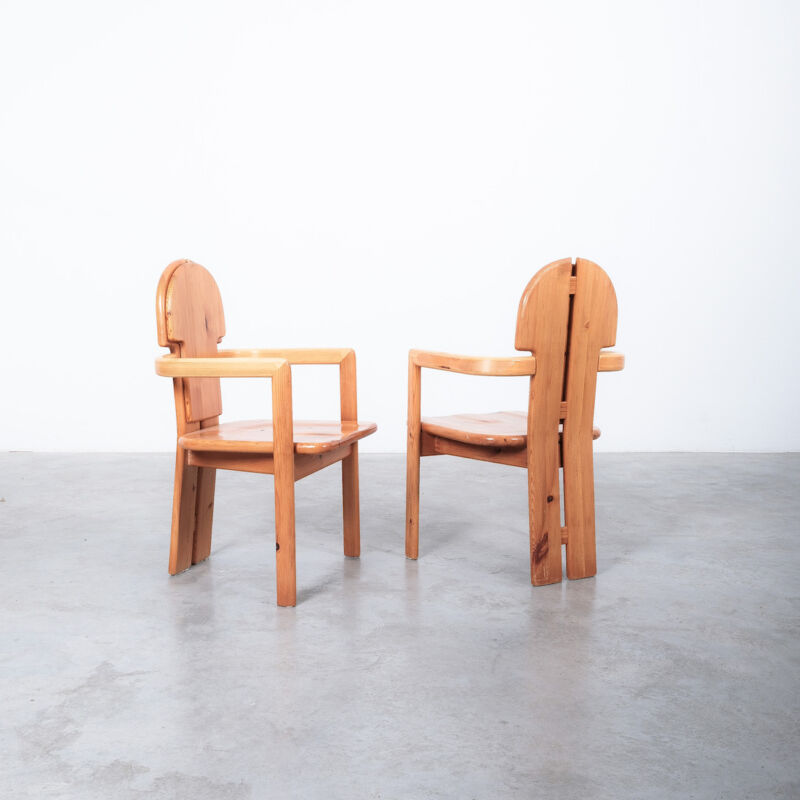 Rainer Daumiller Chairs Wood 1970 16
