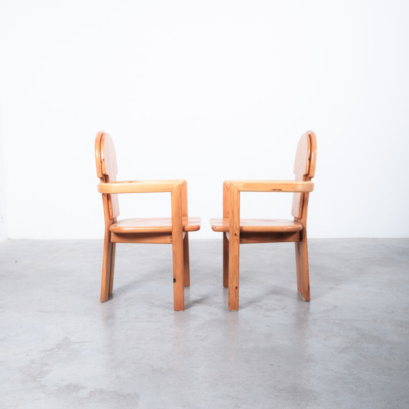 Rainer Daumiller Chairs Wood 1970 17