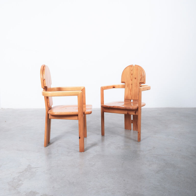 Rainer Daumiller Chairs Wood 1970 18