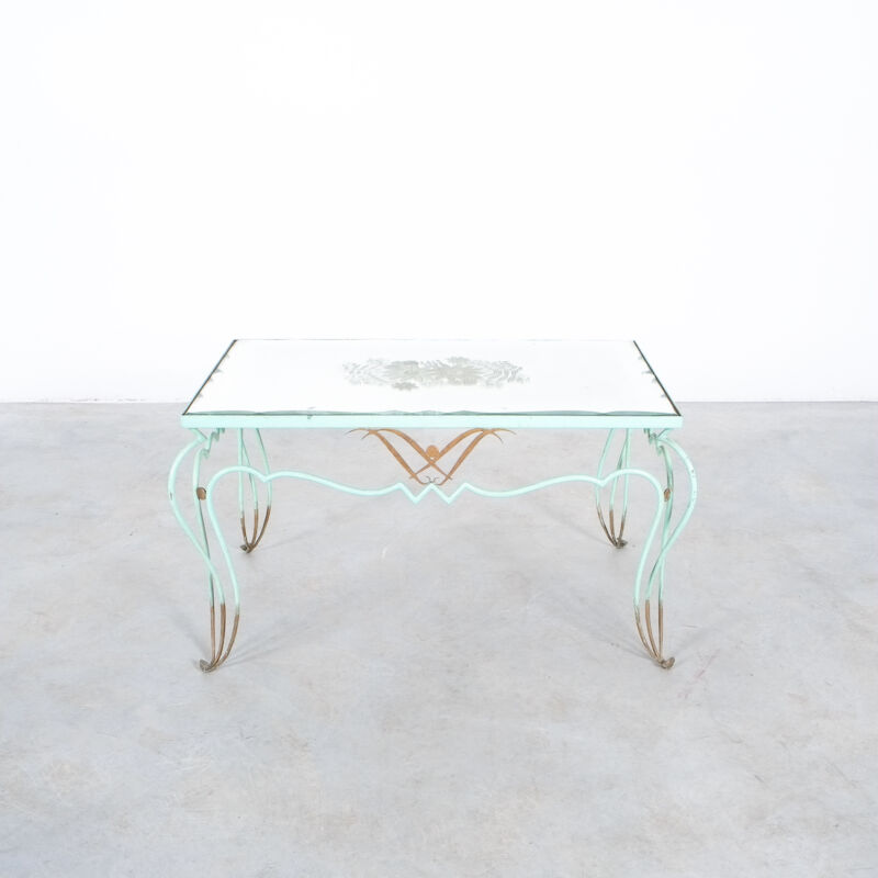 René Drouet Rene Iron Mirror Table 02