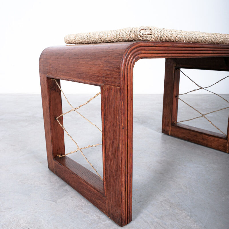 Royere Jean Style Stools Rope 08