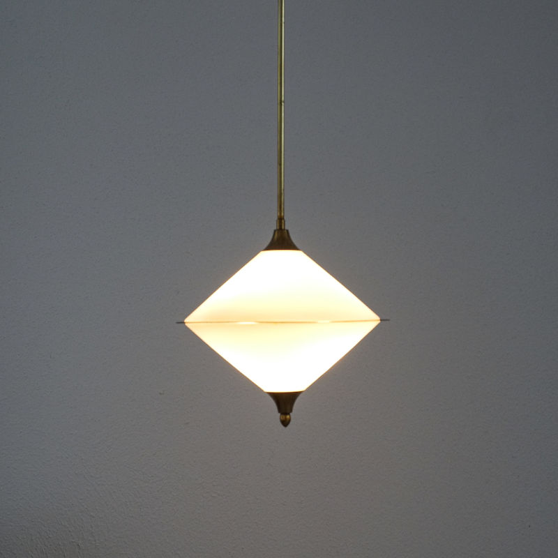 Angelo Lelli Pendant Glass Lamp 01