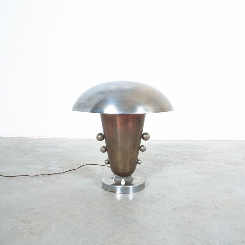 Art Deco Brass Fontana Arte Table Lamp 05