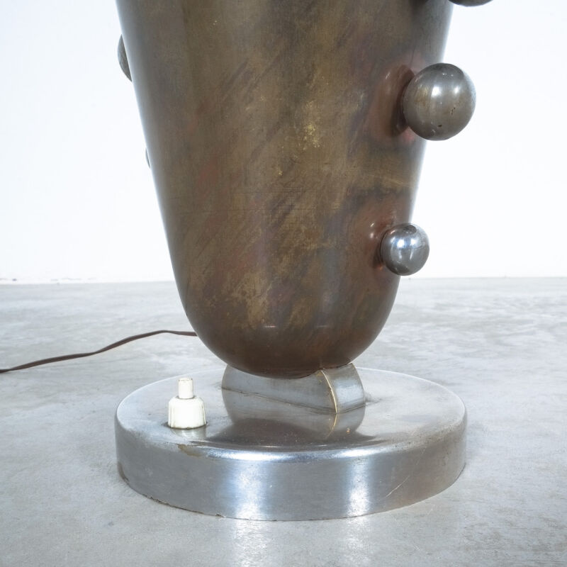 Art Deco Brass Fontana Arte Table Lamp 06