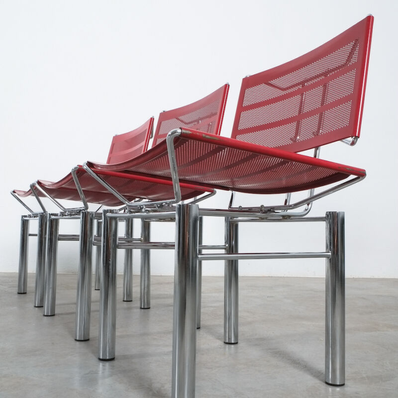 Bitsch 8600 Chairs Blue Red Metal 09