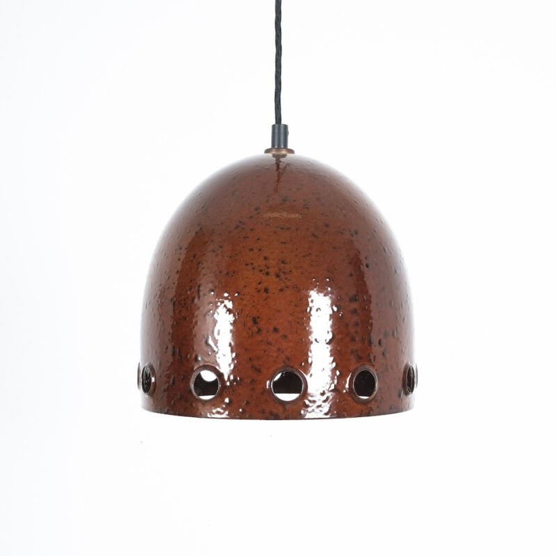 Enameled Iron Hat Lamp 3x 05