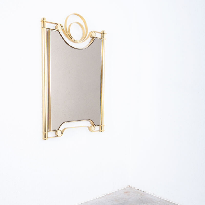 Gold Graphical Aluminum Mirror Italy 01