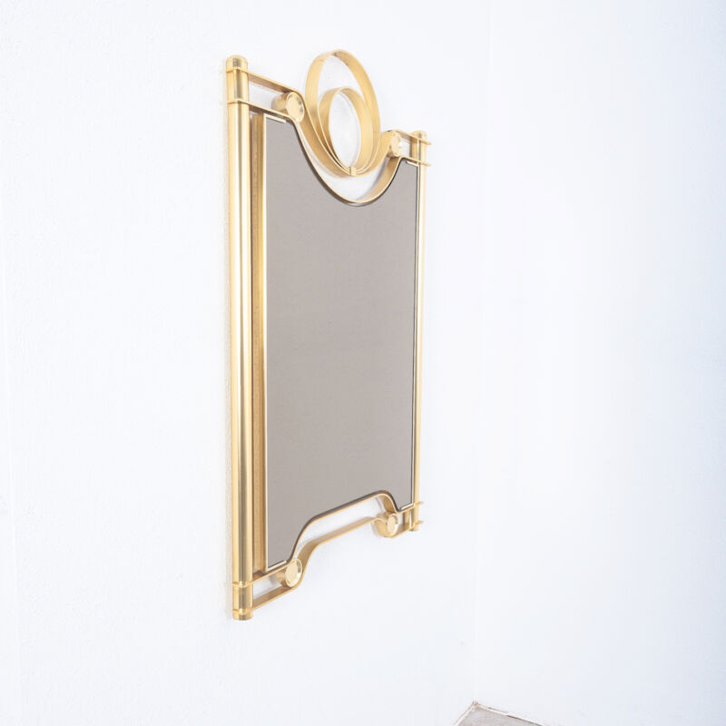 Gold Graphical Aluminum Mirror Italy 02