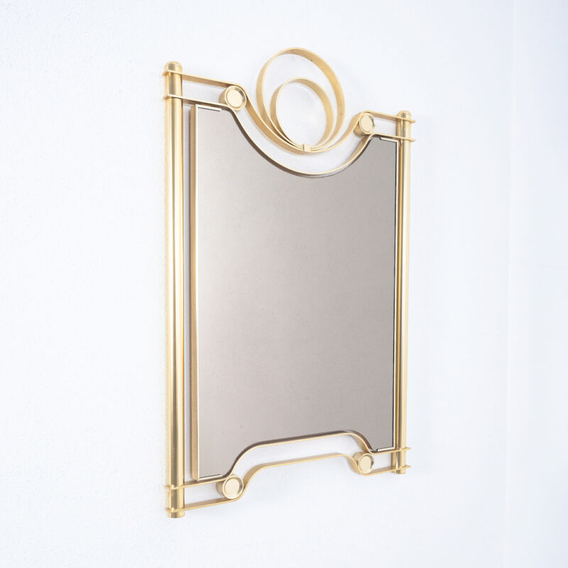 Gold Graphical Aluminum Mirror Italy 03