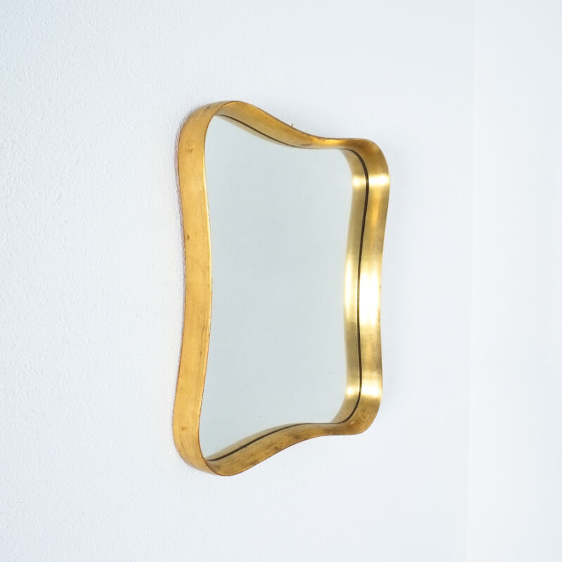 Gold Wood Mirror 05