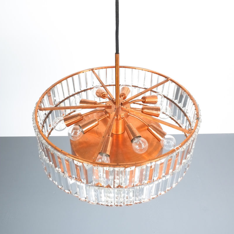 hammerborg copper glass chandelier 3 Kopie