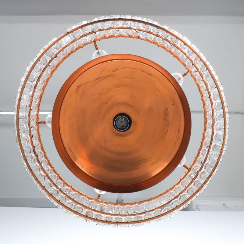 hammerborg copper glass chandelier 4 Kopie