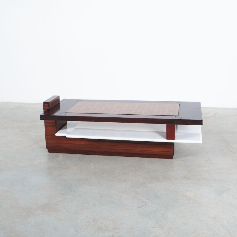 Rosewood Marble Coffee Table Brazil 02