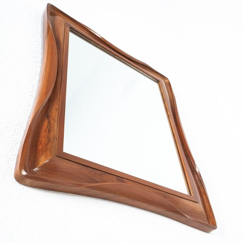 Wood Frame Mirror Folded Italy 02