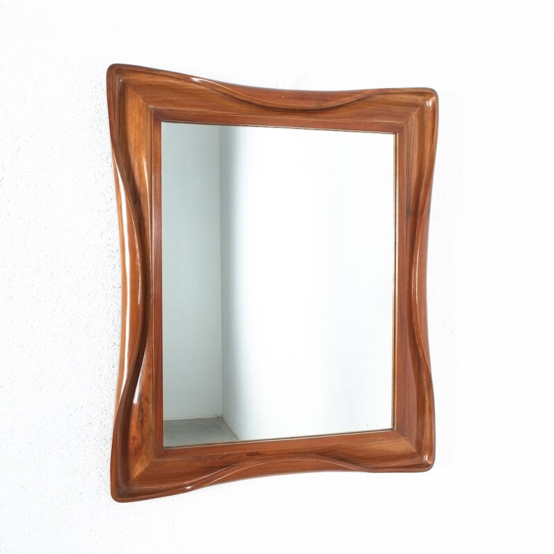 Wood Frame Mirror Folded Italy 05