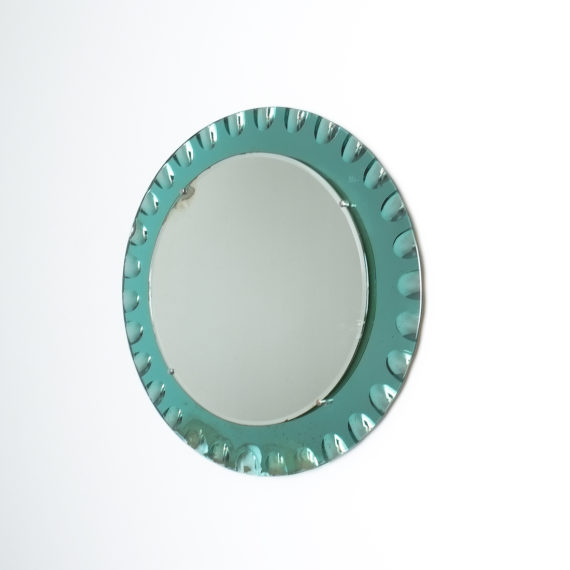 fontana arte green glass mirror bevelled_06